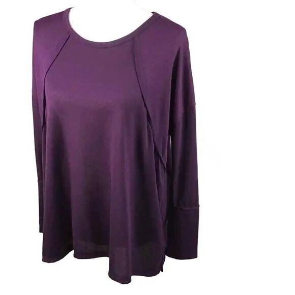 Forgotten Grace Womens Small Purple Oversized Pullover Stretch Sweater NWOT - Picture 8 of 11